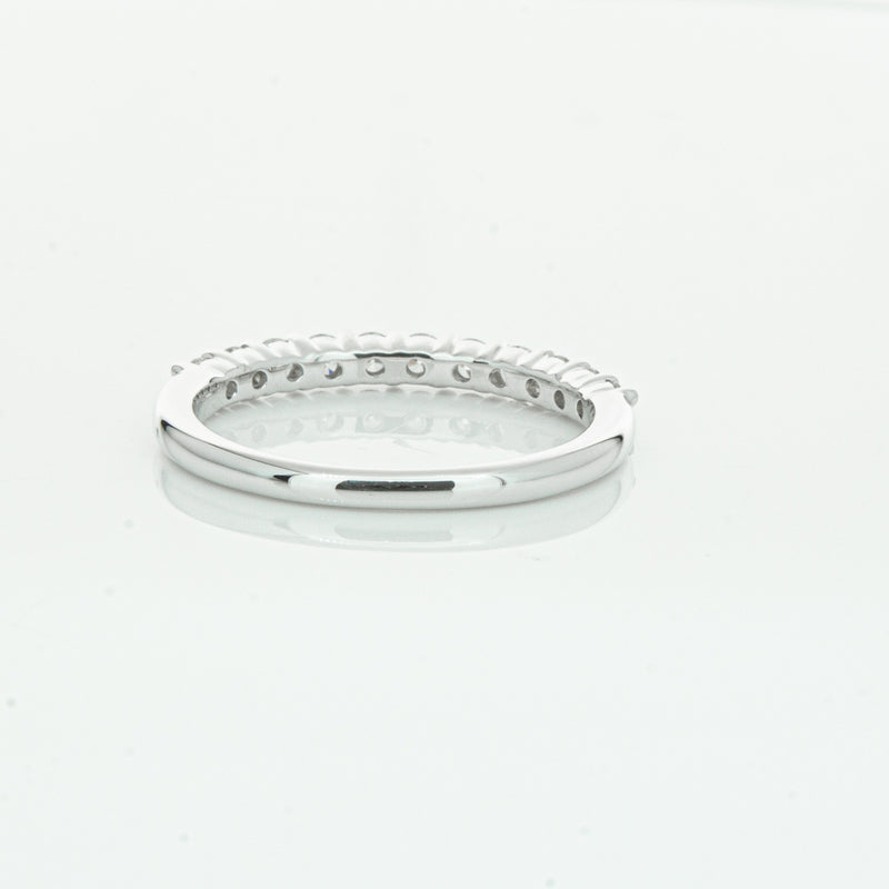 18ct White Gold .50ct Diamond Panorama Band-Ring-Walker & Hall