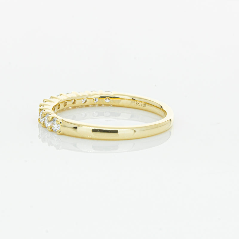 18ct Yellow Gold .50ct Diamond Panorama Band-Ring-Walker & Hall