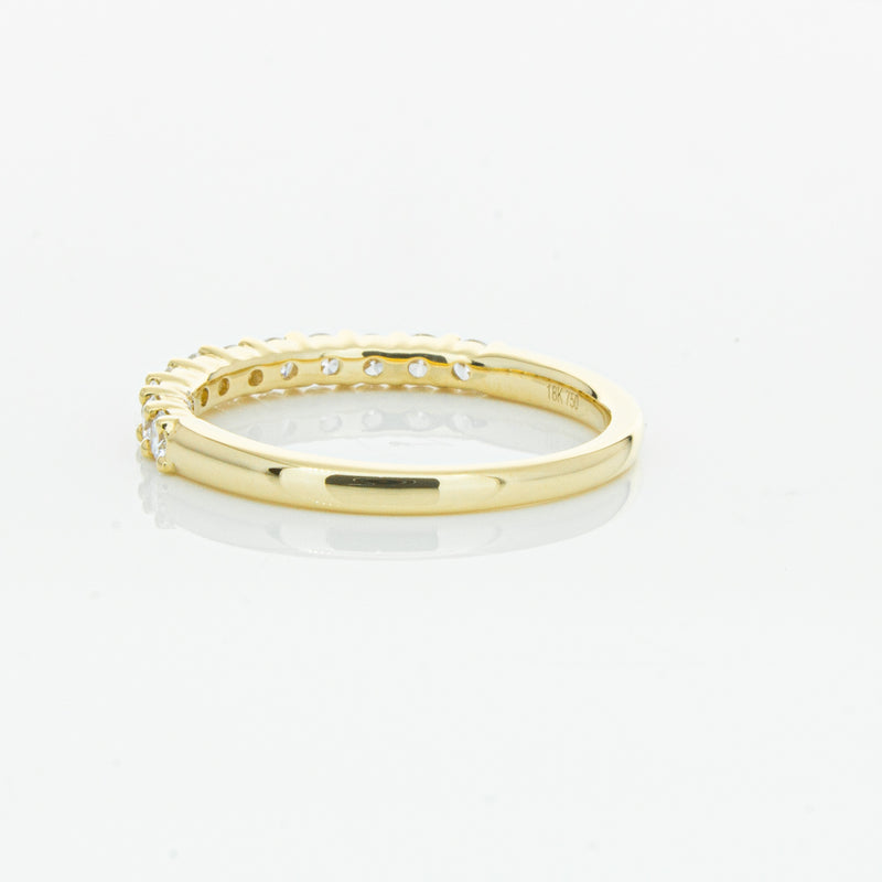 18ct Yellow Gold .50ct Diamond Panorama Band-Ring-Walker & Hall