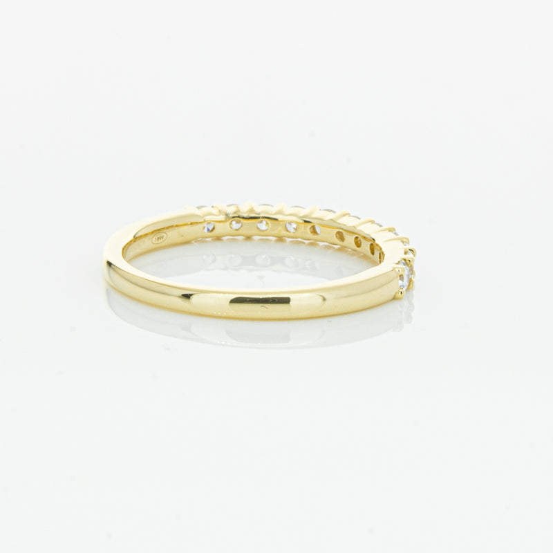 18ct Yellow Gold .50ct Diamond Panorama Band-Ring-Walker & Hall