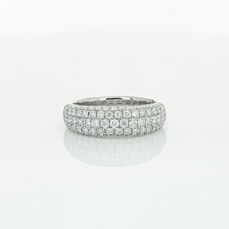 18ct White Gold Diamond Ring-Ring-Walker & Hall