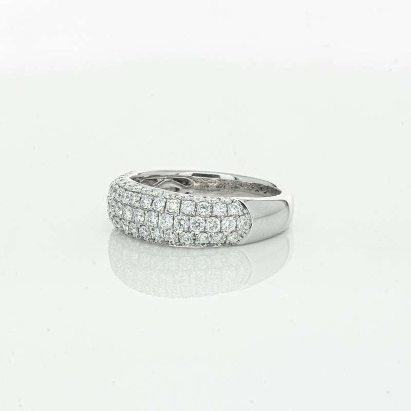 18ct White Gold Diamond Ring-Ring-Walker & Hall