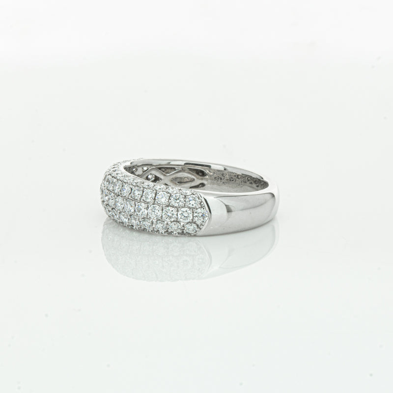 18ct White Gold Diamond Ring-Ring-Walker & Hall