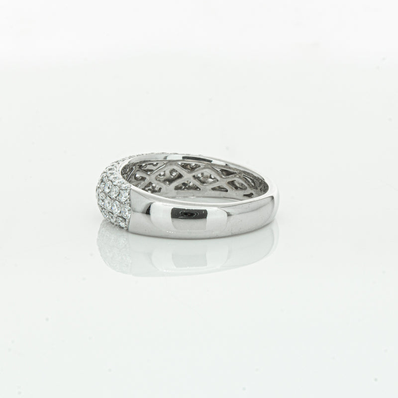 18ct White Gold Diamond Ring-Ring-Walker & Hall