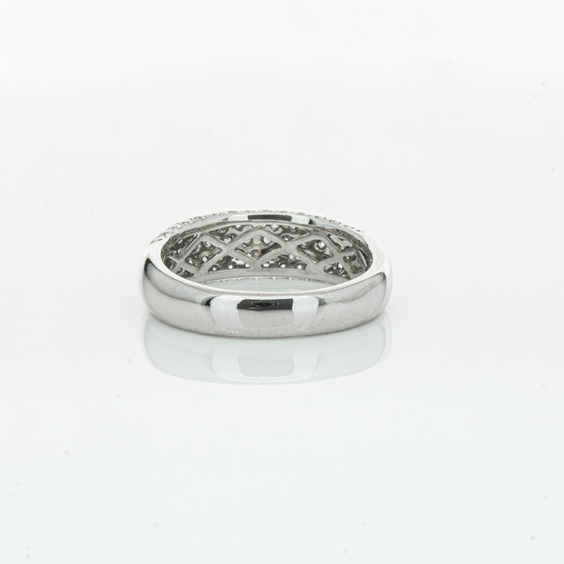 18ct White Gold Diamond Ring-Ring-Walker & Hall