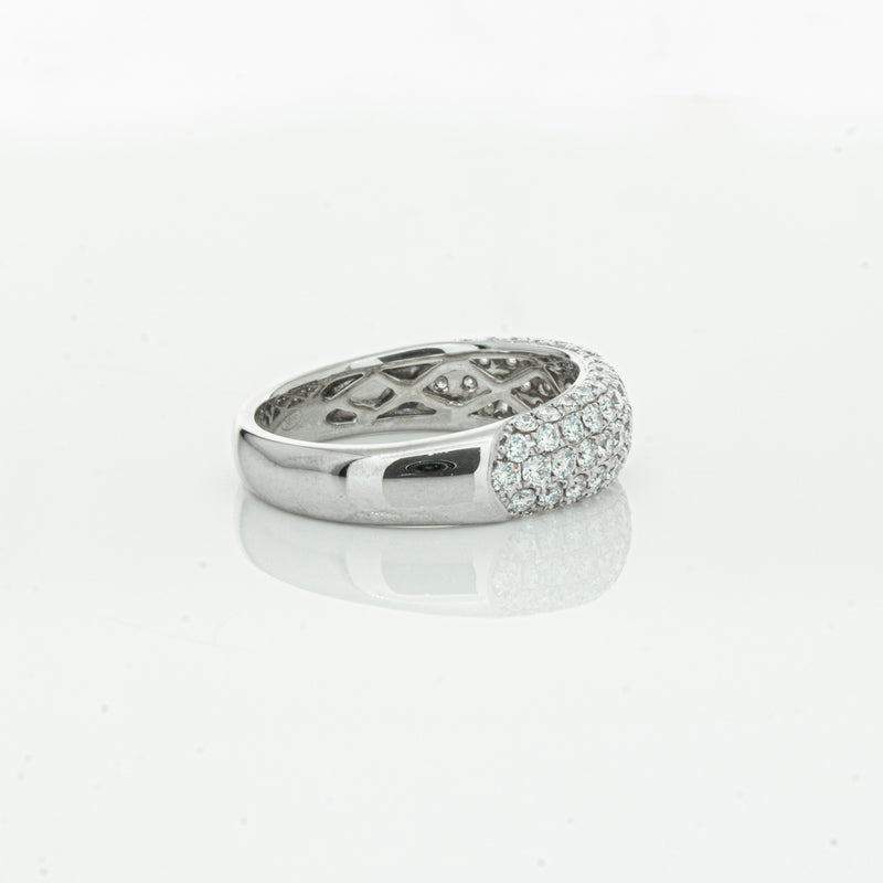 18ct White Gold Diamond Ring-Ring-Walker & Hall