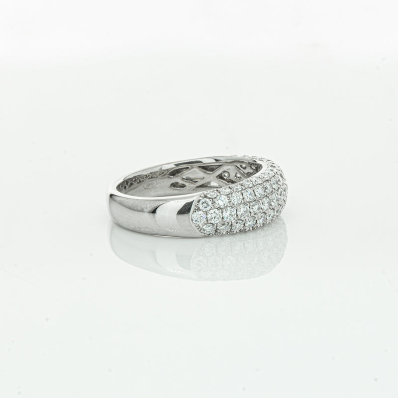 18ct White Gold Diamond Ring-Ring-Walker & Hall