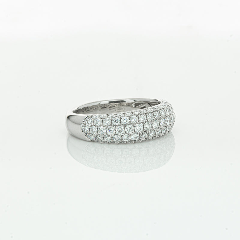 18ct White Gold Diamond Ring-Ring-Walker & Hall