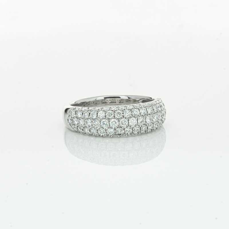 18ct White Gold Diamond Ring-Ring-Walker & Hall