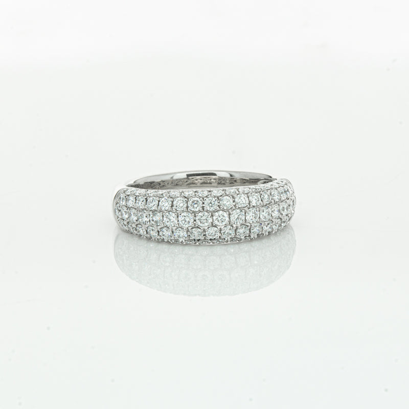 18ct White Gold Diamond Ring-Ring-Walker & Hall