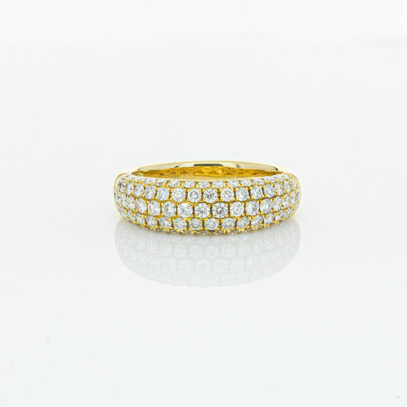 18ct Yellow Gold Diamond Ring-Ring-Walker & Hall
