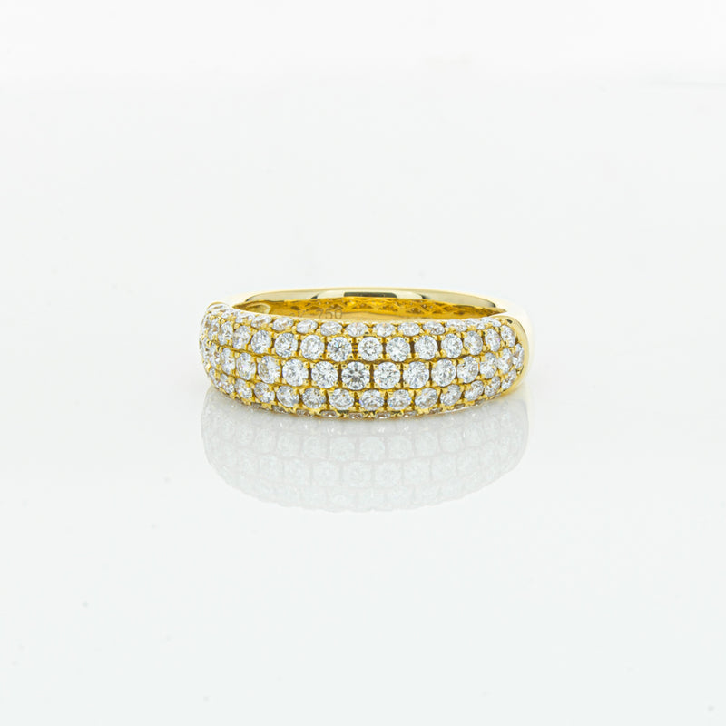 18ct Yellow Gold Diamond Ring-Ring-Walker & Hall