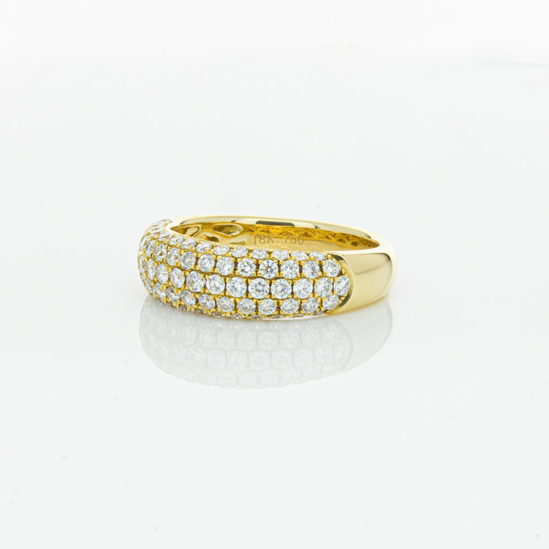 18ct Yellow Gold Diamond Ring-Ring-Walker & Hall
