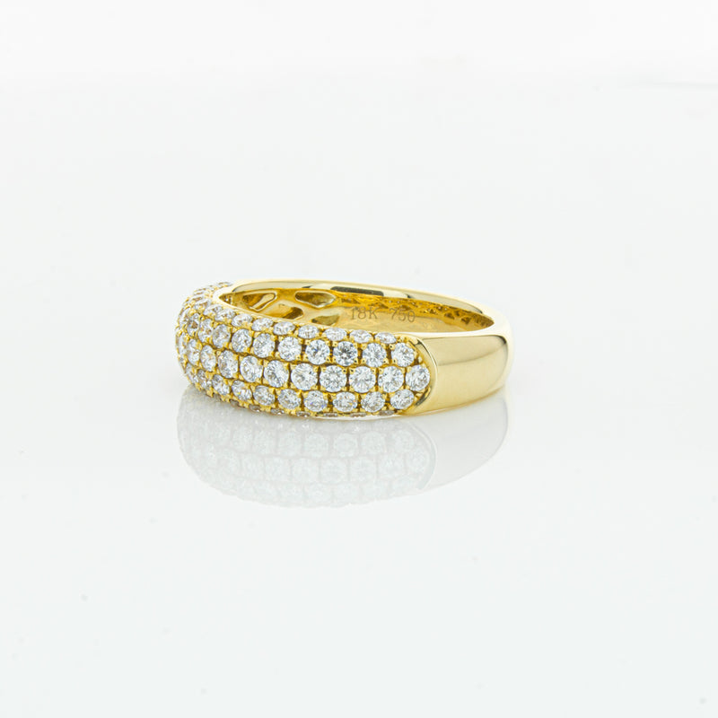 18ct Yellow Gold Diamond Ring-Ring-Walker & Hall