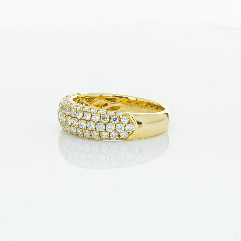 18ct Yellow Gold Diamond Ring-Ring-Walker & Hall
