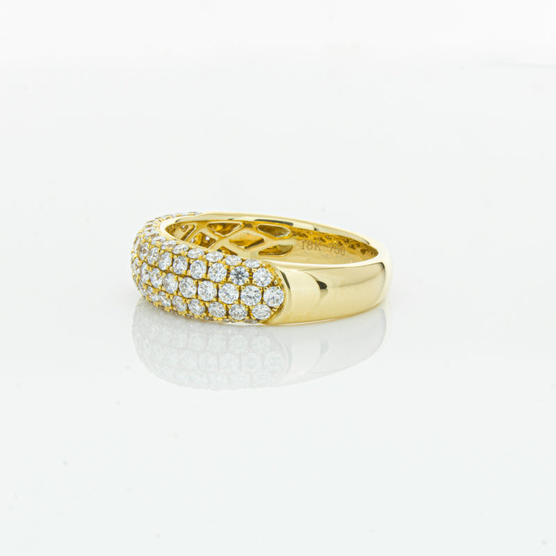 18ct Yellow Gold Diamond Ring-Ring-Walker & Hall