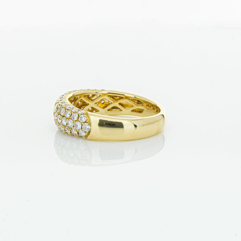 18ct Yellow Gold Diamond Ring-Ring-Walker & Hall