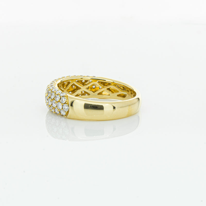18ct Yellow Gold Diamond Ring-Ring-Walker & Hall