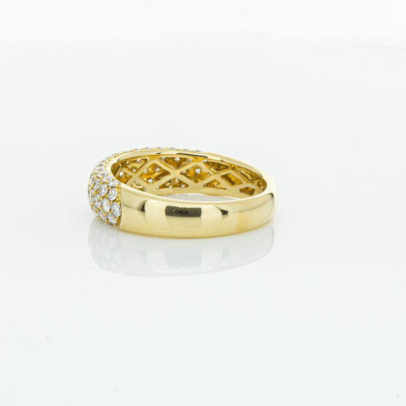 18ct Yellow Gold Diamond Ring-Ring-Walker & Hall