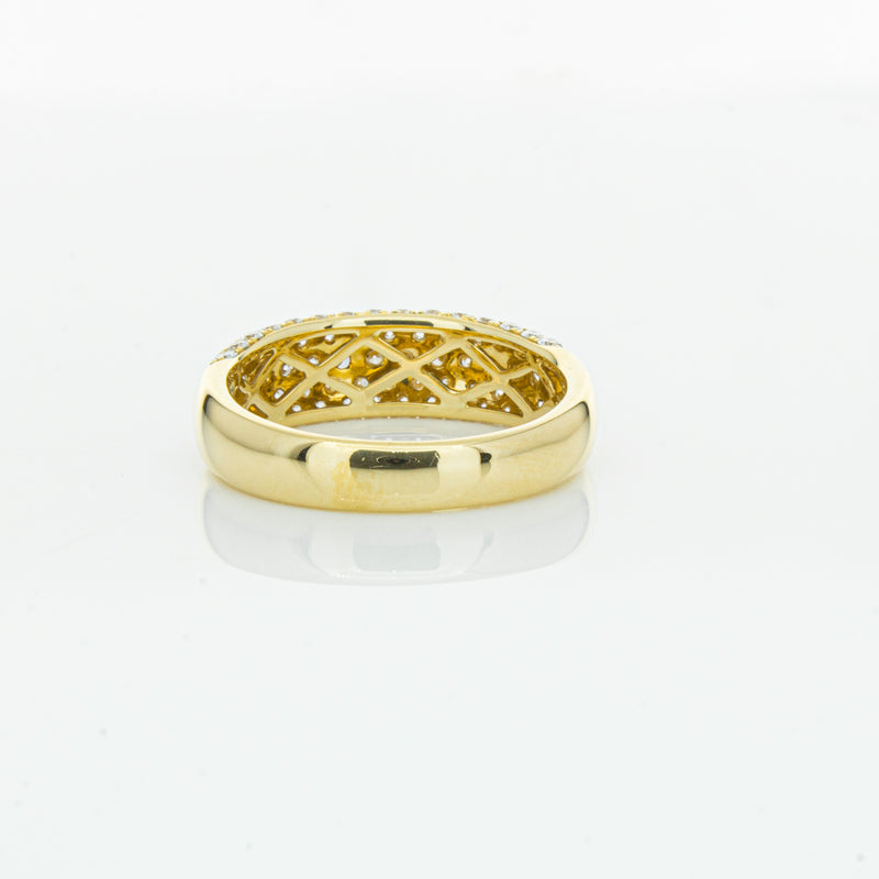 18ct Yellow Gold Diamond Ring-Ring-Walker & Hall