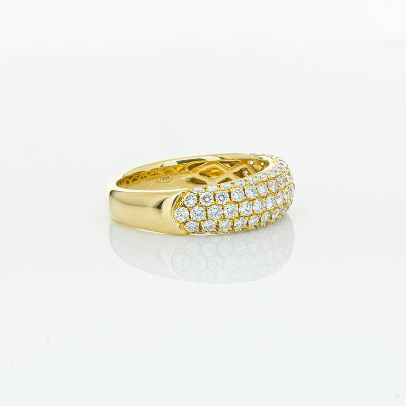 18ct Yellow Gold Diamond Ring-Ring-Walker & Hall