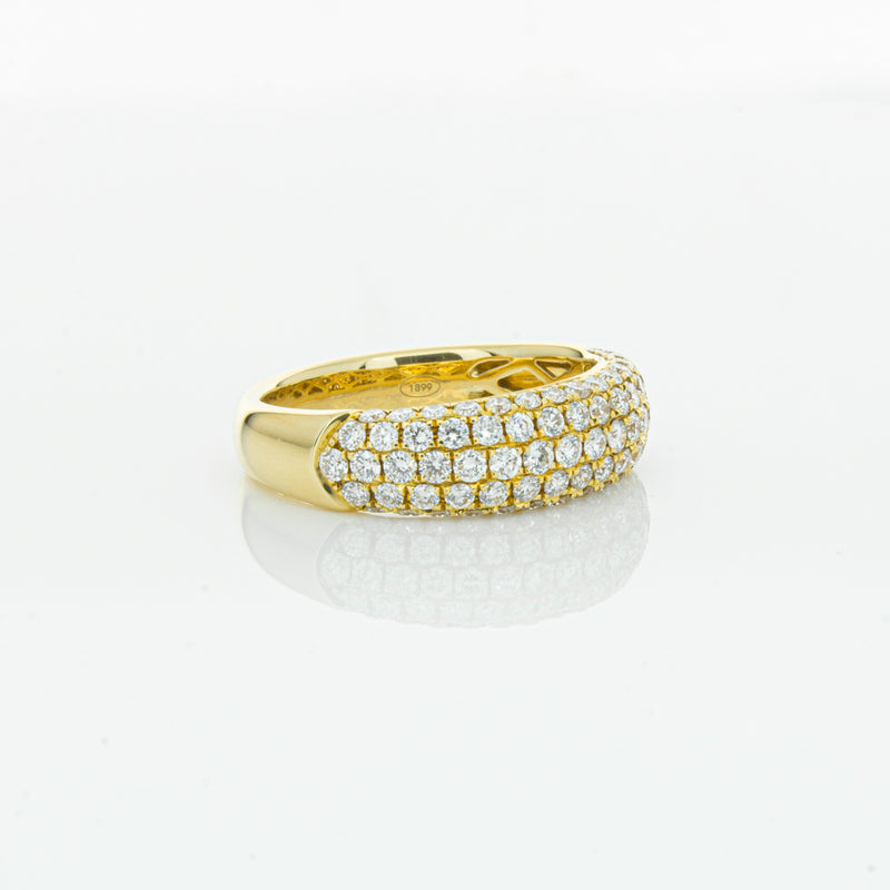 18ct Yellow Gold Diamond Ring-Ring-Walker & Hall
