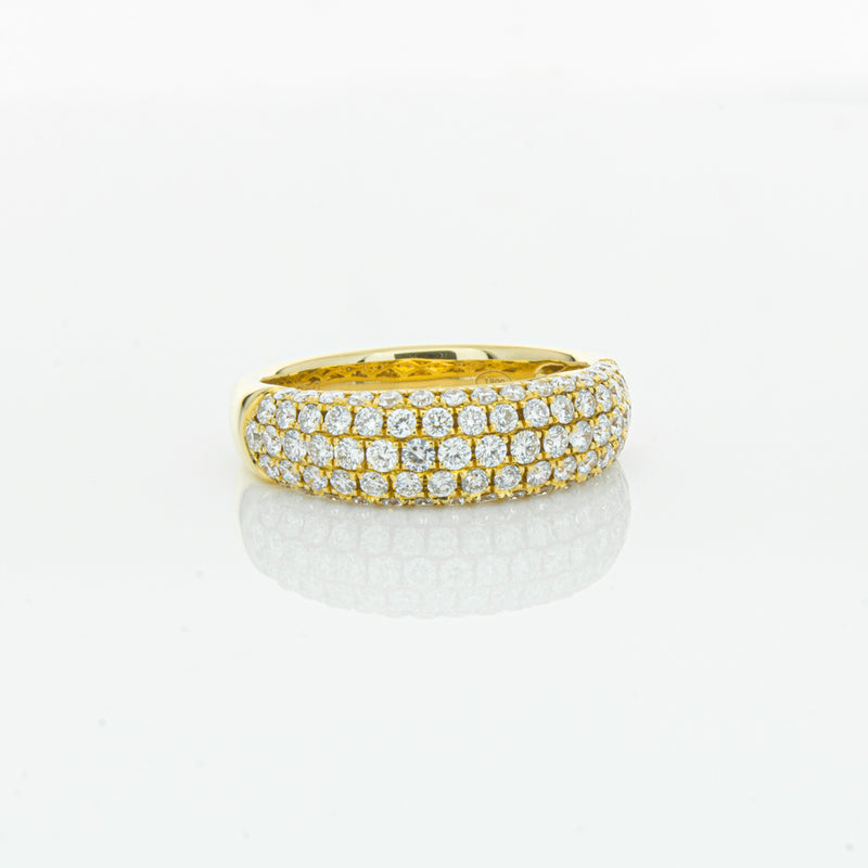 18ct Yellow Gold Diamond Ring-Ring-Walker & Hall