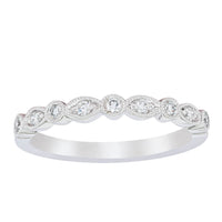 18ct White Gold Diamond Aura Ring - Ring - Walker & Hall