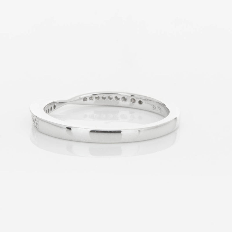 18ct White Gold .09ct Diamond Zenith Band-Ring-Walker & Hall