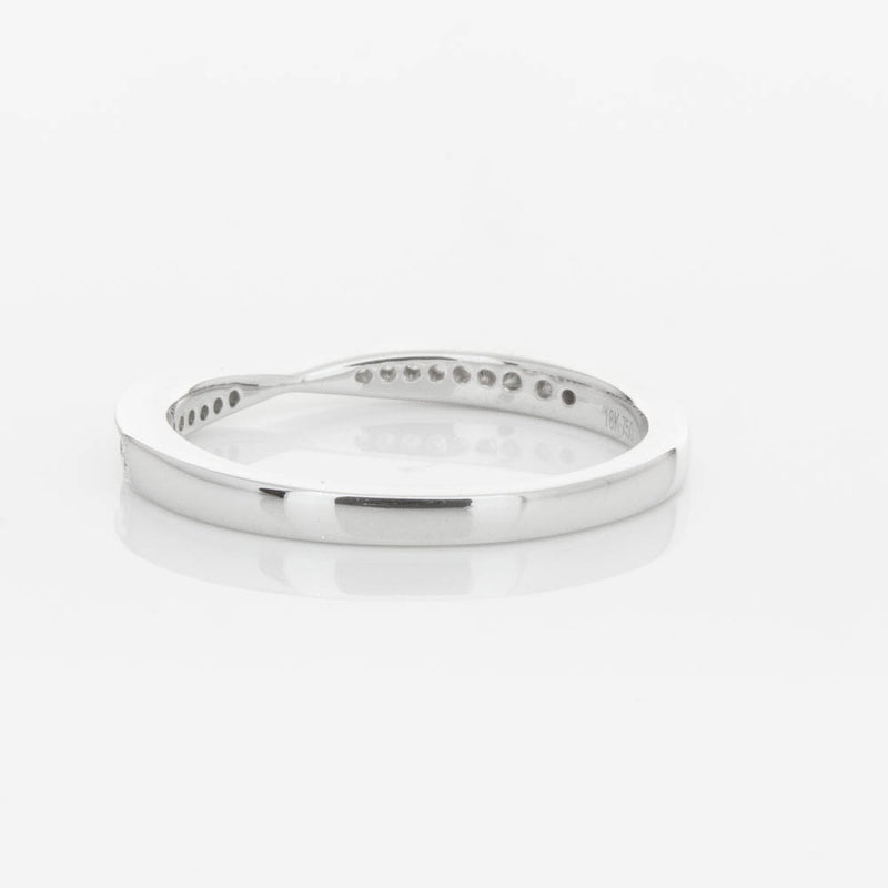 18ct White Gold .09ct Diamond Zenith Band-Ring-Walker & Hall