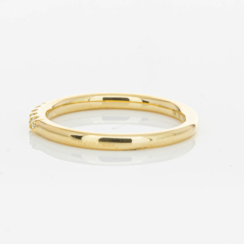 18ct Yellow Gold .20ct Diamond Manhattan Band-Ring-Walker & Hall