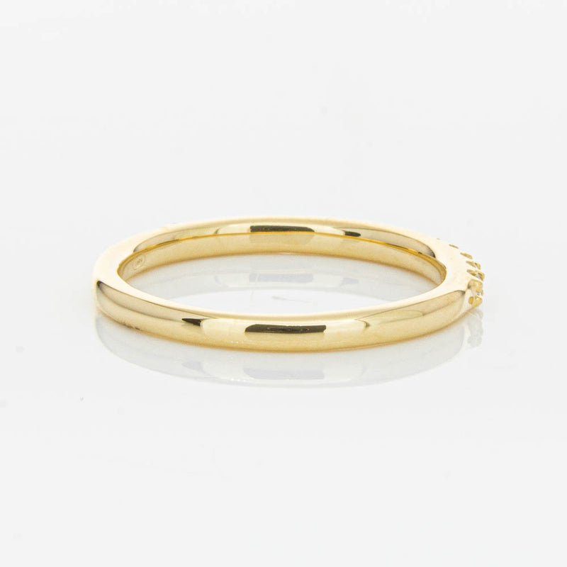 18ct Yellow Gold .20ct Diamond Manhattan Band-Ring-Walker & Hall