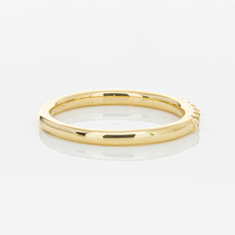 18ct Yellow Gold .20ct Diamond Manhattan Band-Ring-Walker & Hall