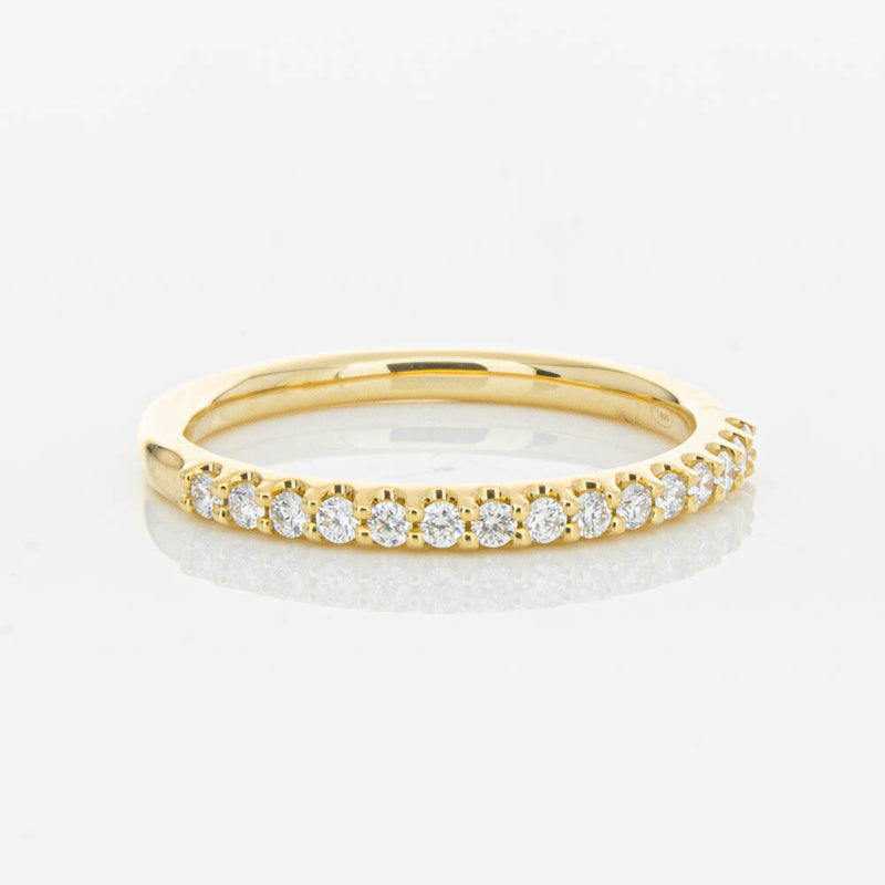 18ct Yellow Gold .20ct Diamond Manhattan Band-Ring-Walker & Hall