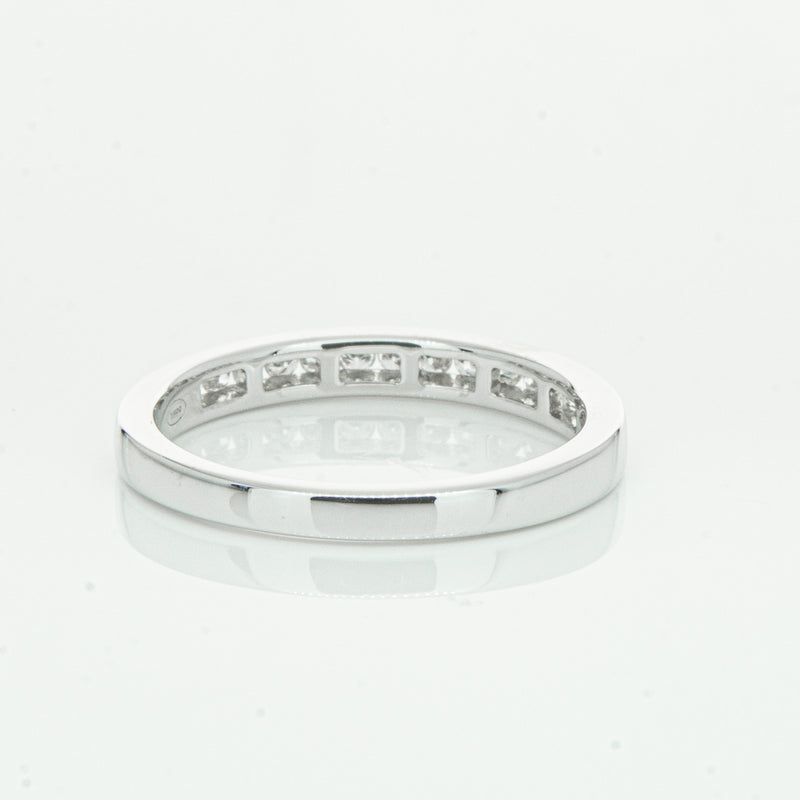 18ct White Gold .28ct Diamond Avalon Band-Ring-Walker & Hall