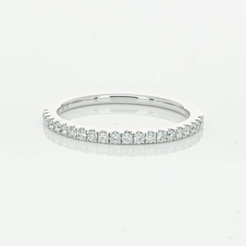 18ct White Gold Diamond Millie Band-Ring-Walker & Hall