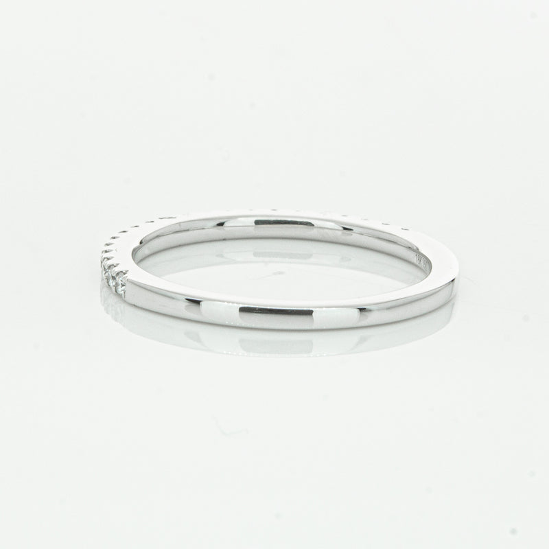 18ct White Gold Diamond Millie Band-Ring-Walker & Hall