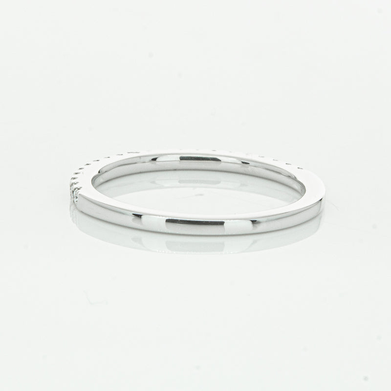 18ct White Gold Diamond Millie Band-Ring-Walker & Hall