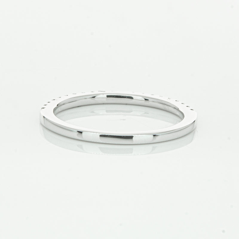 18ct White Gold Diamond Millie Band-Ring-Walker & Hall