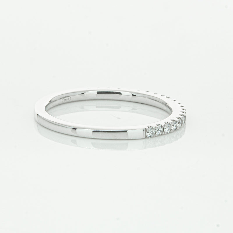 18ct White Gold Diamond Millie Band-Ring-Walker & Hall