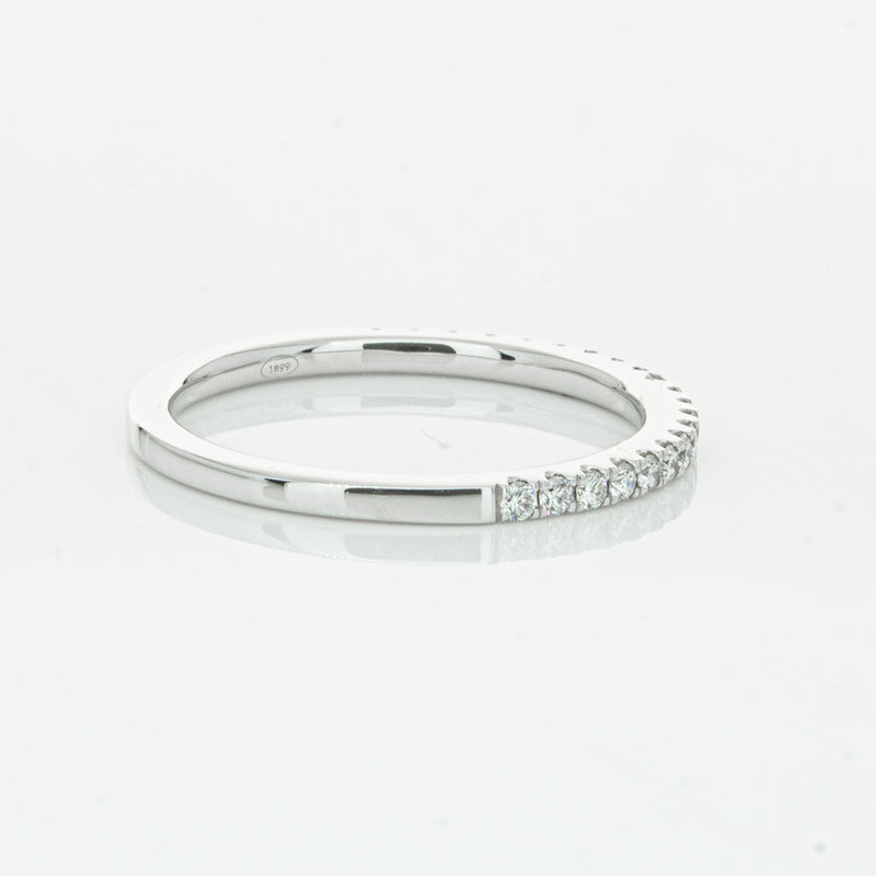 18ct White Gold Diamond Millie Band-Ring-Walker & Hall