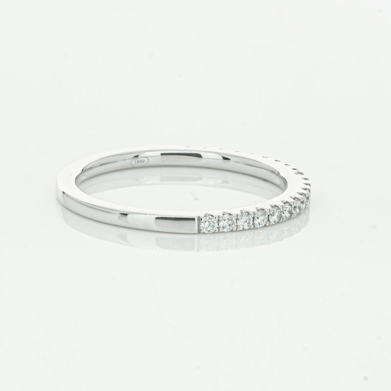 18ct White Gold Diamond Millie Band-Ring-Walker & Hall