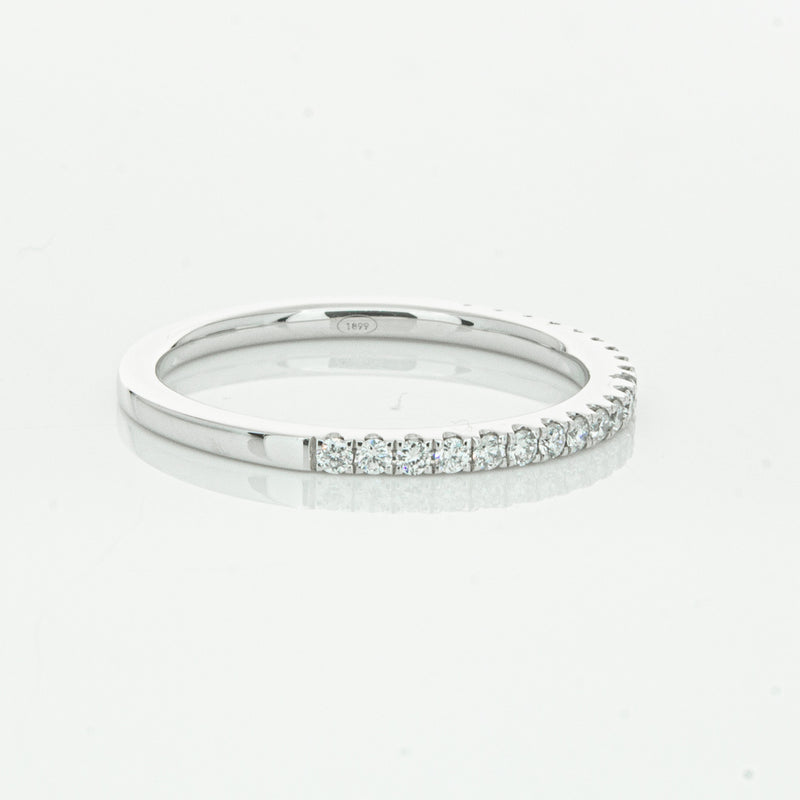 18ct White Gold Diamond Millie Band-Ring-Walker & Hall