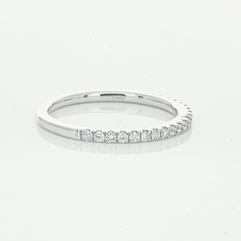 18ct White Gold Diamond Millie Band-Ring-Walker & Hall