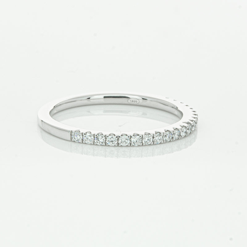 18ct White Gold Diamond Millie Band-Ring-Walker & Hall