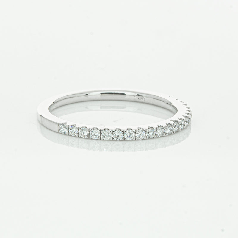 18ct White Gold Diamond Millie Band-Ring-Walker & Hall