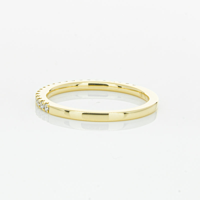 18ct Yellow Gold Diamond Millie Band-Ring-Walker & Hall