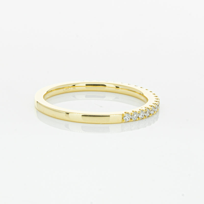 18ct Yellow Gold Diamond Millie Band-Ring-Walker & Hall