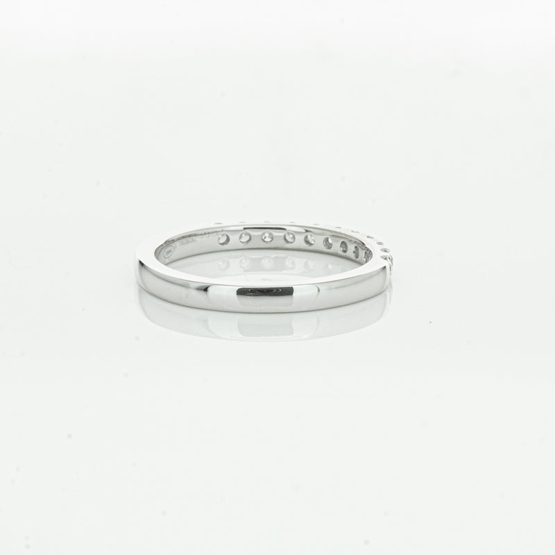 18ct White Gold .32ct Diamond Bella Band-Ring-Walker & Hall