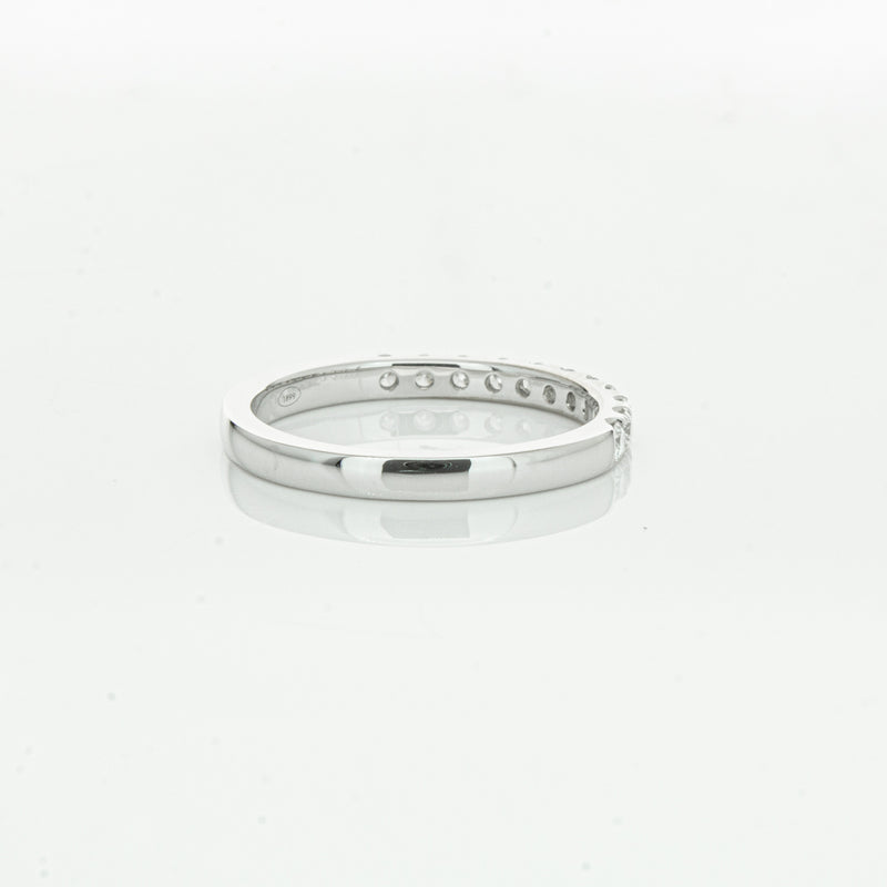 18ct White Gold .32ct Diamond Bella Band-Ring-Walker & Hall